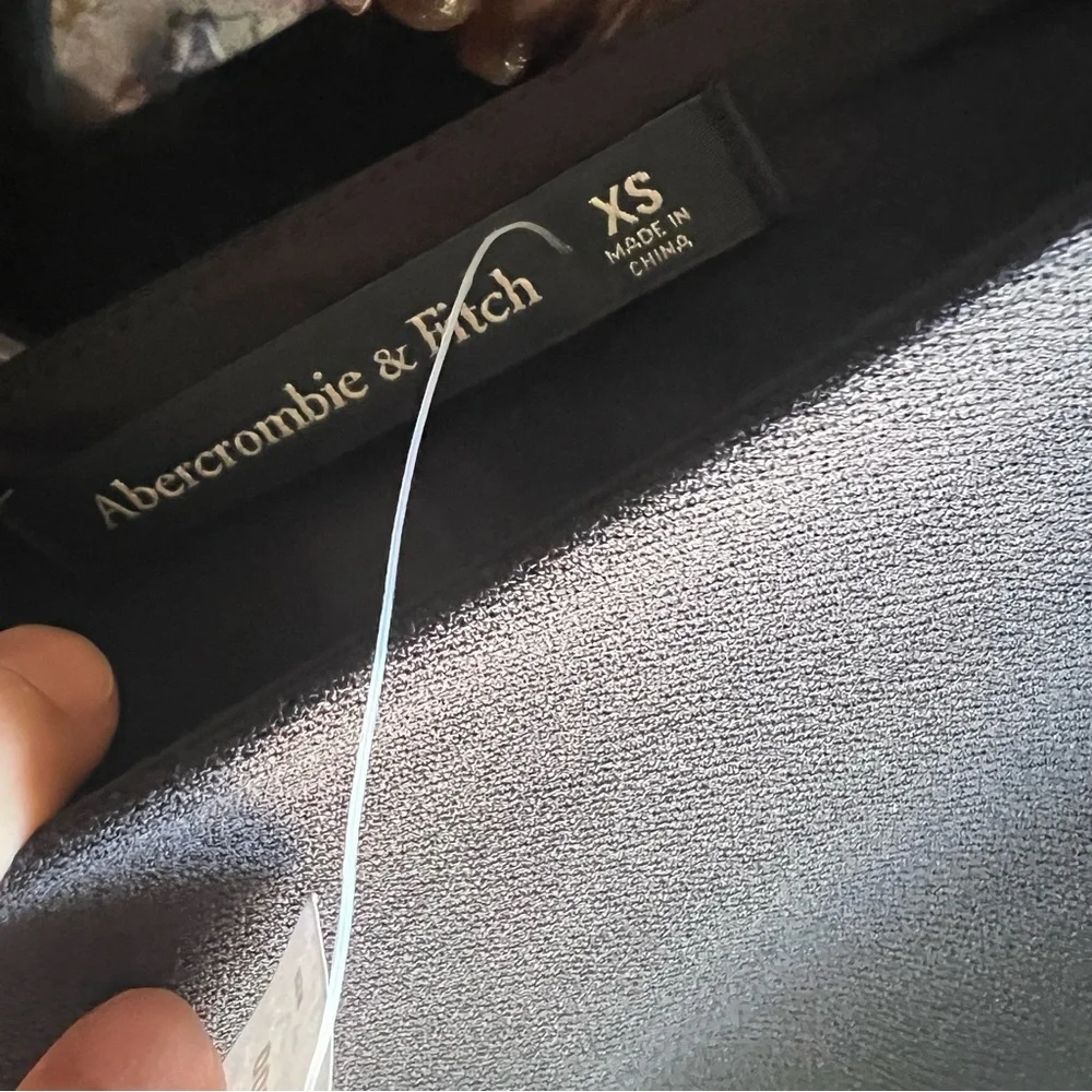 New Abercrombie & Fitch Black Formal Maxi Dress